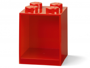 Lego 4-Stud Brick Shelf – Bright Red 5006587
