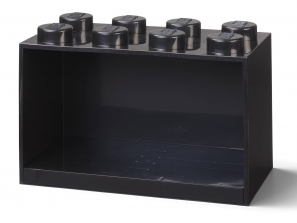 Lego 8-Stud Brick Shelf – Black 5006610