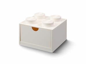 Lego 4-Stud Desk Drawer – White 5006313