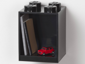 Lego 4-Stud Brick Shelf – Black 5006619