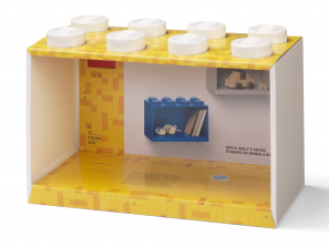 Lego 8-Stud Brick Shelf – White 5006611