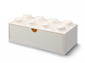 Lego 8-Stud Desk Drawer – White 5006877