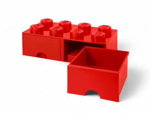 Lego LEGO® 8-stud Bright Red Storage Brick Drawer 5005398