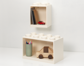 Lego Brick Shelf Set – White 5006925