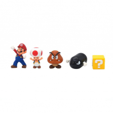 Super Mario 2.5 inch 5 Figure Diorama Gift Set