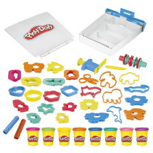 Play-Doh Carry-Along Creativity Set with 40 Tools, 8 Cans, and Carrying Case, Non-Toxic - R Exclusive Play-Doh Carry-Along Creativity Set with 40 Tools, 8 Cans, and Carrying Case, Non-Toxic - R Exclusive 