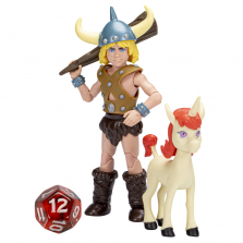 Dungeons and Dragons Cartoon Classics 6-Inch-Scale Bobby and Uni 2-Pack Action Figures, DandD 80s Cartoon, Includes d12 from Exclusive DandD Dice Set Dungeons and Dragons Cartoon Classics 6-Inch-Scale Bobby and Uni 2-Pack Action Figures, DandD 80s Cartoon