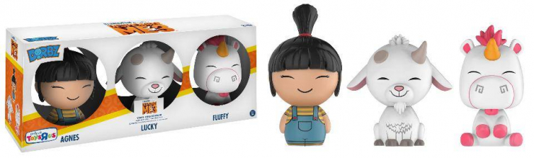 Funko Dorbz: Despicable Me 3 3 inch Vinyl Figure - Fluffy, Agnes and Lucky