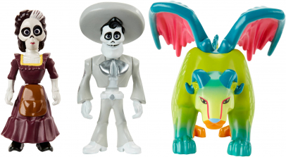 Disney Pixar Coco Skullectables 2 inch Mini Figures - 3-Pack