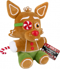 Мягкая игрушка FNAF Пряничный Фокси Gingerbread Foxy Holiday Пять ночей у Фредди