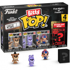 Коллекционный набор из 4 мини-фигурок Five Nights at Freddy's Freddy Funko Bitty Pop!