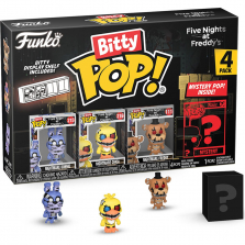 Коллекционный набор из 4 мини-фигурок Five Nights at Freddy's Freddy Funko Bitty Pop! Nightmare