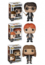 Funko POP! Harry Potter Vinyl Collectors Set - Harry Potter, Ron Weasley and Hermione