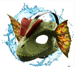 Карнавальная Маска Динозавр Дилофозавр Jurassic Park Мир Юрского периода интерактивная