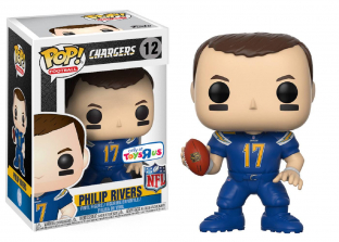 Funko POP! Football: NFL Los Angeles Chargers Wave 4 3.75 inch Vinyl Figures - Phillip Rivers