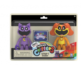 Эксклюзивный набор фигурок Poppy Playtime Smiling Critters Кот Дремот и ПеклоПес серия 3