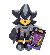 Мягкая игрушка Соник Шедоу Бэтмен DC x Sonic the Hedgehog Shadow as Batman