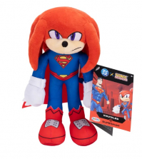 Мягкая игрушка Ехидна Наклс Супермен DC x Sonic the Hedgehog Knuckles as Superman