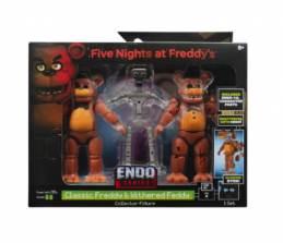 Эксклюзивный набор из 3-х фигурок Фигурка Five Nights at Freddy's Фредди Сломанный Фредди и Эндоскелет Пять ночей у Фредди 16 см специальный выпуск