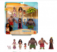 Эксклюзивный набор фигурок приключение Моаны Disney Moana 2 сет 7 фигурок