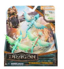 Фигурки драконов из мультфильма Dreamworks Как приручить дракона набор из 3 драконов Жуткая жуть высотой 10 см