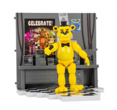 Коллекционный набор Пять ночей с Фредди Кошмар в офисе и Золотой Фредди 13 см из Five Nights at Freddy's светится в темноте