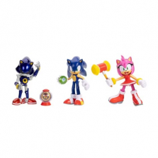 Эксклюзивный набор Соник из 3-х фигурок 35th Anniversary Sonic the Hedgehog