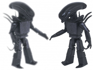 Minimates Alien Covenant 2 inch Action Figure - Xenomorph and Translucent Xenomorph