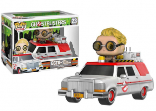 Funko POP! Rides: Ghostbusters 2016 Vinyl Figure - Jillian Holtzmann with Ecto-1