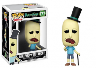 Funko POP! Animation: Rick and Morty 3.75 inch Vinyl Figure - Mr. Poopy Butthole