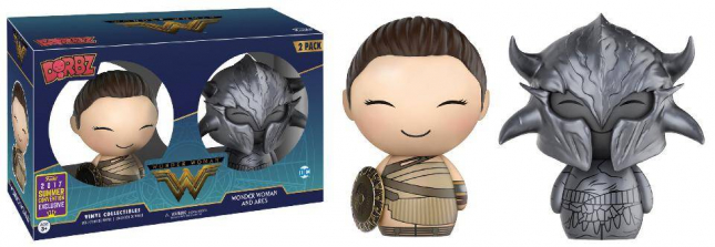 Funko Dorbz: DC Comics Mini Vinyl Figures - Wonder Woman and Ares