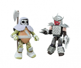 Teenage Mutant Ninja Turtles Minimates Keychains - Donny and Shredder