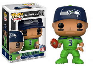 Funko POP! Football: Seattle Seahawks 3.75 inch Vinyl Figure - Russell Wilson