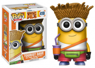 Funko POP! Movies: Despicable Me 3 3.75 inch Vinyl Figure - Dave (Tourist)