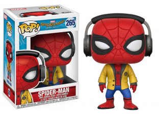 Funko POP! Movies: Spider-Man: Homecoming 3.75 inch Vinyl Figure - Spider-Man with Headphones