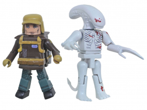 Minimates Alien Covenant 2 inch Action Figure - Chestburster and David