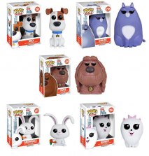 Funko POP! Movies: The Secret Life of Pets Vinyl Collectors Set - Max, Chloe, Duke, Snowball and Gidget