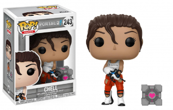 Funko POP! Games: Portal 2 3.75 inch Vinyl Figure - Chell with Portal Gun