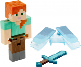 Minecraft 5 inch Action Figure - Alex with Elytra