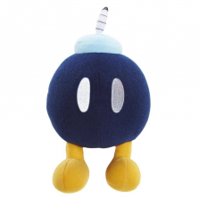 Nintendo Super Mario Bros. 5 inch Plush Figure with Sounds - Bob-Omb