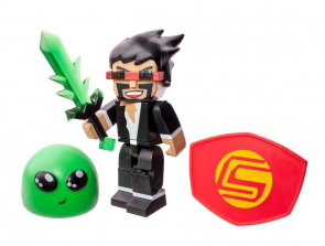 Tube Heroes 2.75 inch Action Figure with Accessories - Captain Sparklez