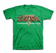 Legend of Zelda Green Short Sleeve T Shirt - Large