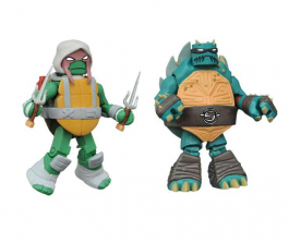 Teenage Mutant Ninja Turtles Minimates Keychains - Ralph and Slash