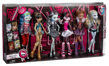 Monster High Original Dolls 6-Pack Набор базовый кукол -