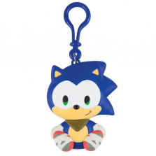 Sonic Emoji Clip-on Figures - Happy Sonic