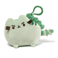 Gund 4.5 inch Pusheen Dinosaur Backpack Clip - Green