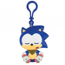 Sonic Emoji Clip-on Figures - Sleepy Sonic