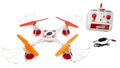 Taiyo Remote Control Water Drone - 2.4 GHz Red and White