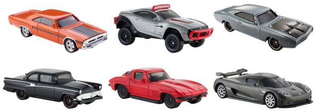 Fast and Furious 7 Pack 1:55 Scale Diecast Vehicle - Furiously Fueled