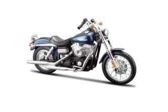 Maisto FXDBI Dyna Street Bob 1:12 Scale Diecast Motorcycle - Metallic Blue Harley-Davidson 2006